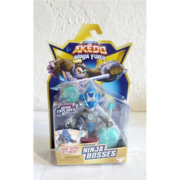 Legends of Akedo Ninja Fury Ninja Bosses Cyber Blade Mini Battling Action Figure - Picture 5 of 8